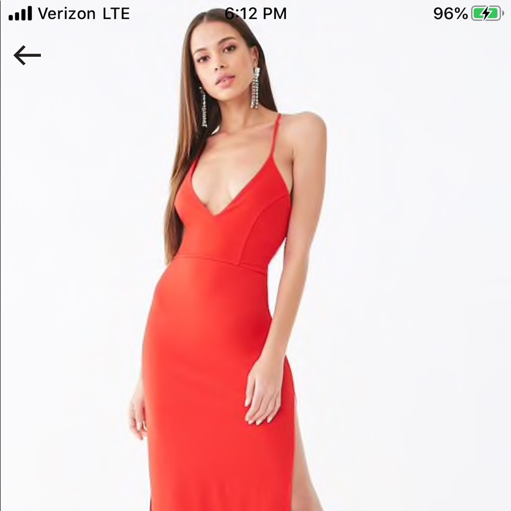 Red dress